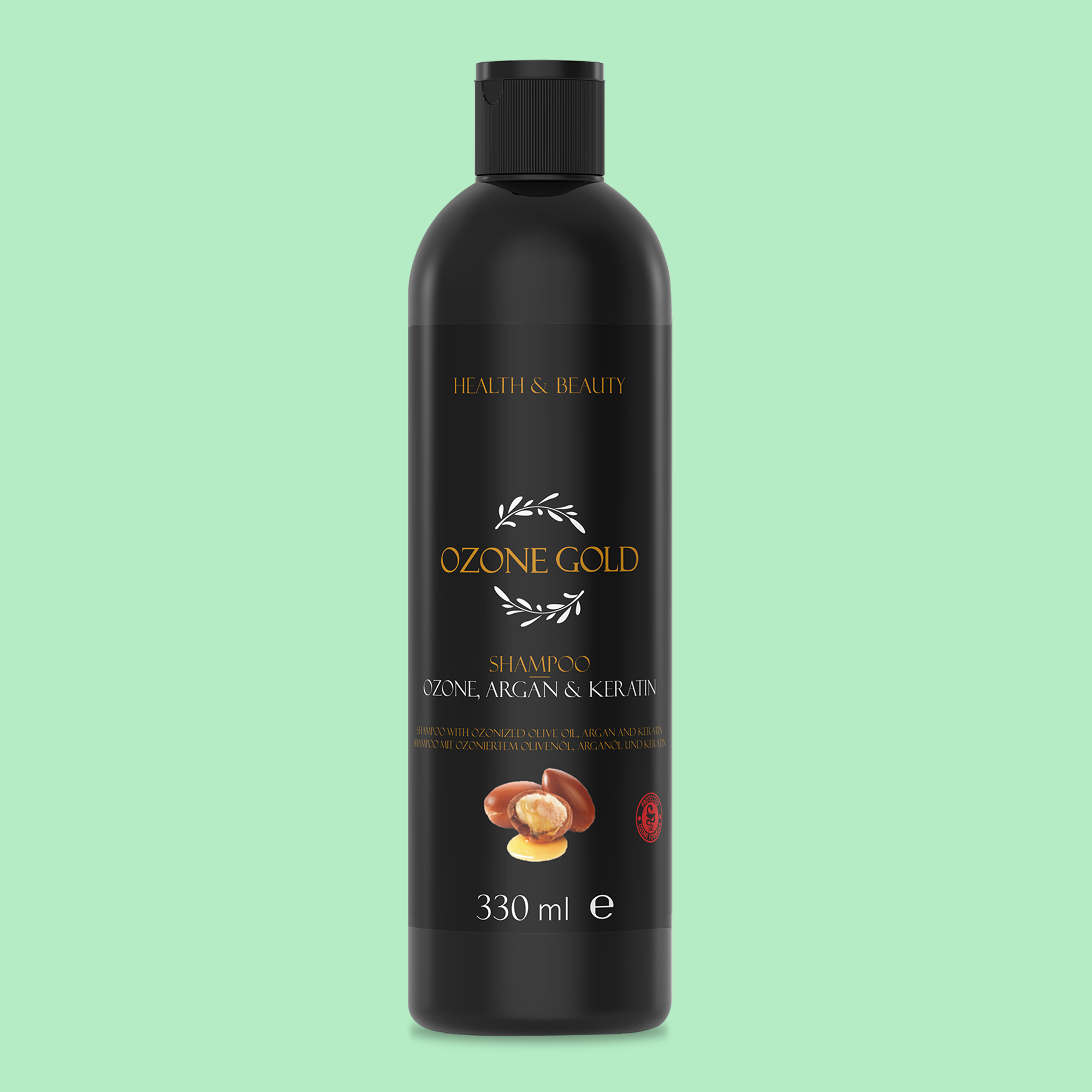 Ozone, Argan & Keratin Shampoo — 330ml