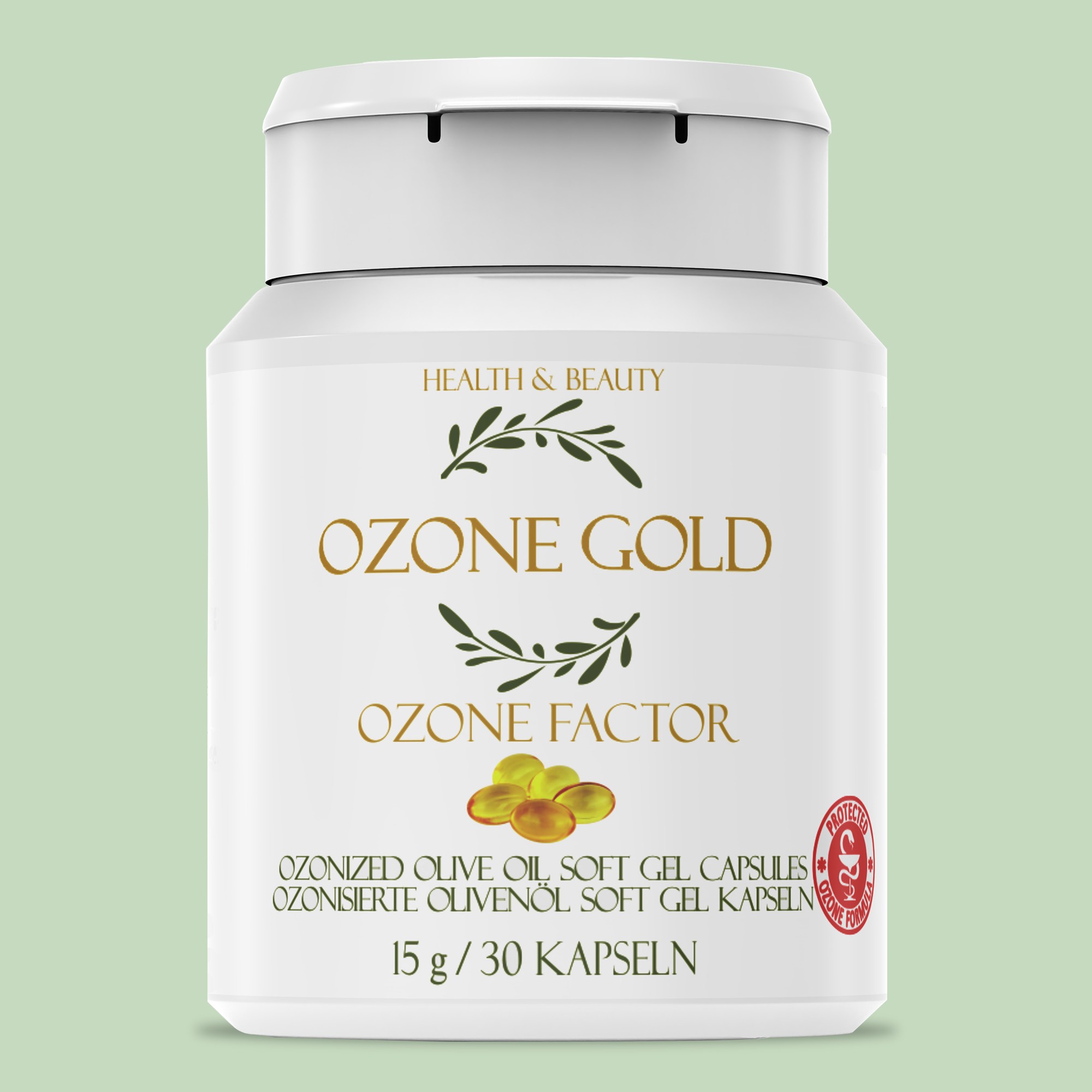 Ozone Factor Ozonated Olive Oil Softgels